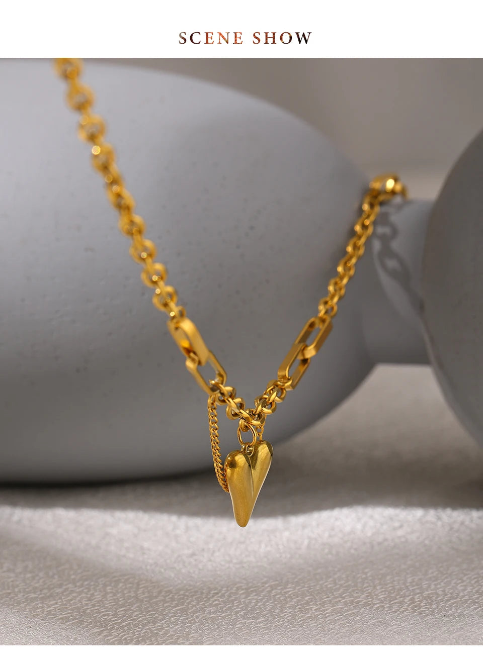 Amoréa® - Gold-Plated Heart Necklace