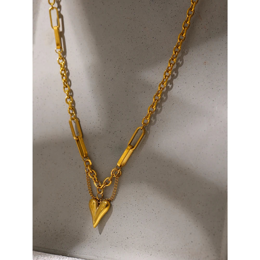 Amoréa® - Gold-Plated Heart Necklace