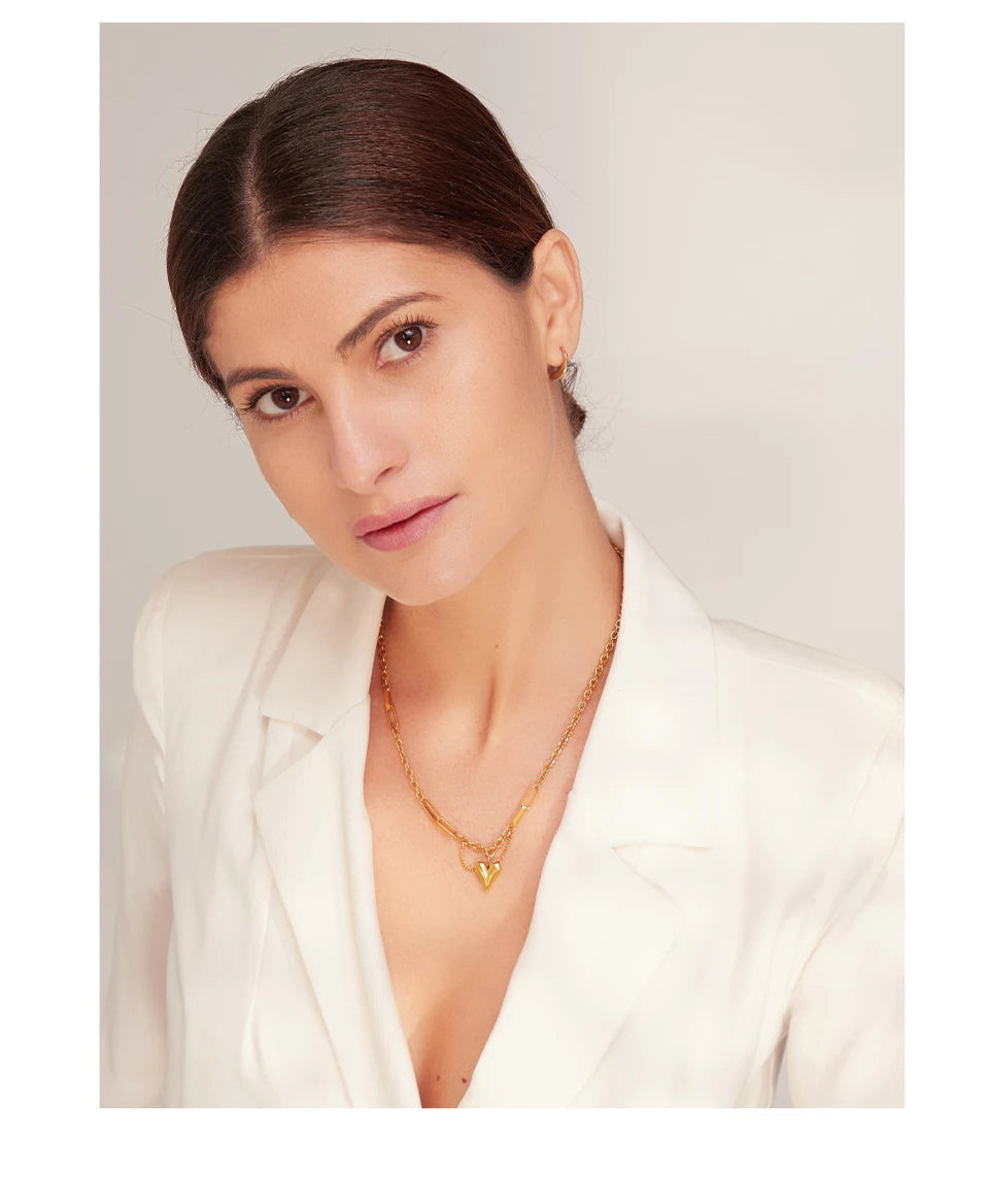 Amoréa® - Gold-Plated Heart Necklace