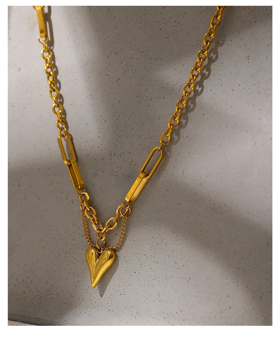 Amoréa® - Gold-Plated Heart Necklace